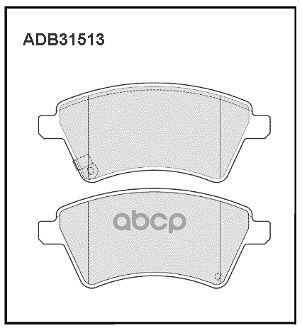 Колодки тормозные передние Suzuki SX4 I 06-15 / Fiat Sedici 06-14 ALLIED NIPPON арт. adb31513