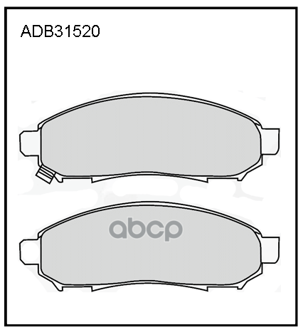 Колодки тормозные передние Nissan Pathfinder III 05-14 / Nissan Murano I 03-08  Navara  NP300 04-09 ALLIED NIPPON арт. adb31520