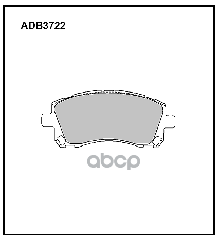 Колодки тормозные передние Subaru Forester 97-02  Legacy II  III  IV 03-09  Outback 00-03  03-10 ALLIED NIPPON арт. adb3722