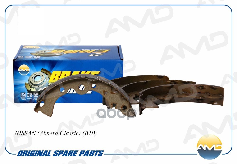 Колодки тормозные барабанные AMDBF211 AMD арт. AMDBF211