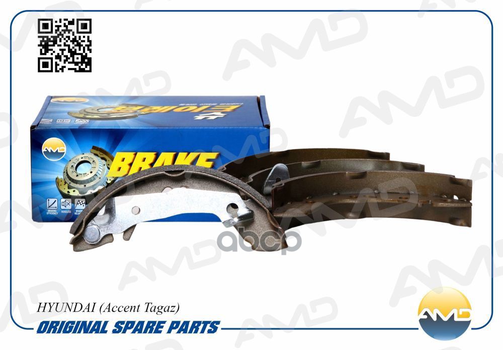 Колодка барабанного тормоза AMD арт. AMDBF216