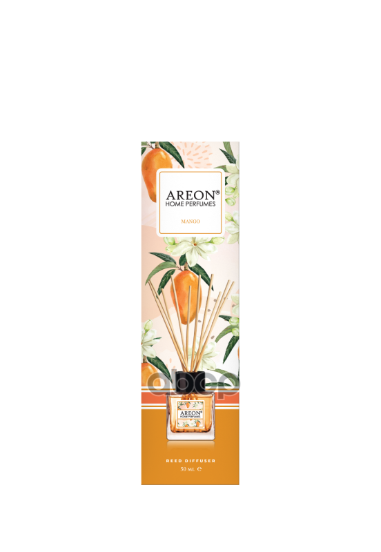 Ароматизатор Areon Флакон С Палочками 50 Мл Home Perfume Sticks Garden 50Ml Mango  Bhp07 AREON арт. BHP07