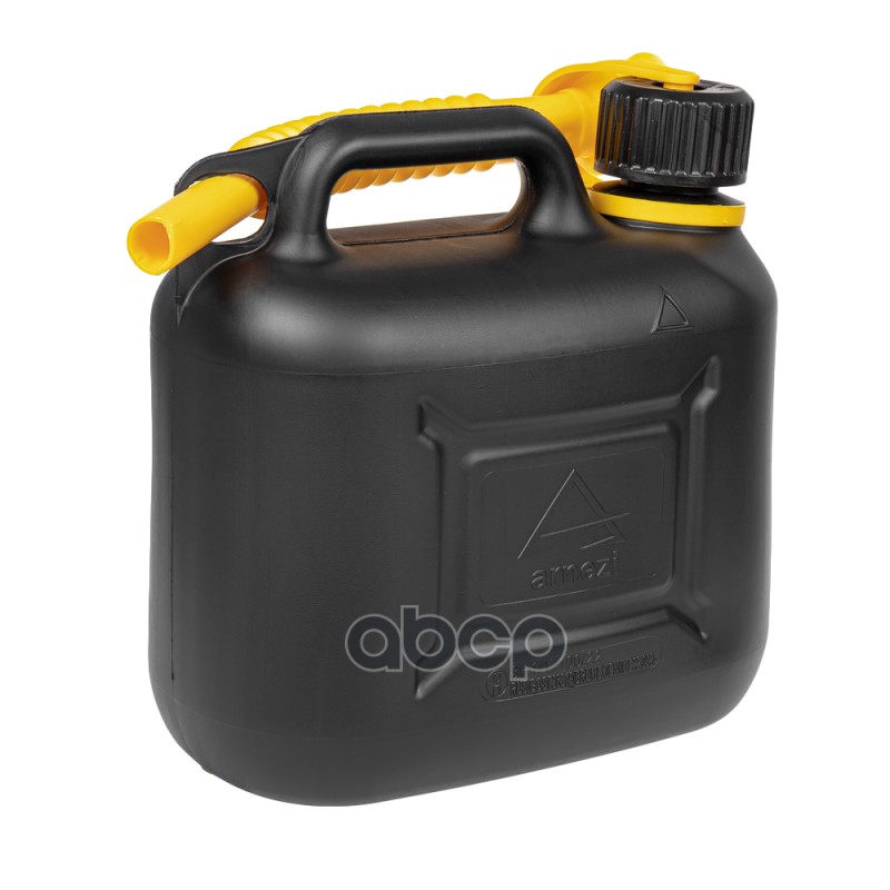 Канистра 5л для топлива пластиковая, с лейкой / черная ARNEZI A1006321 ARNEZI арт. A1006321