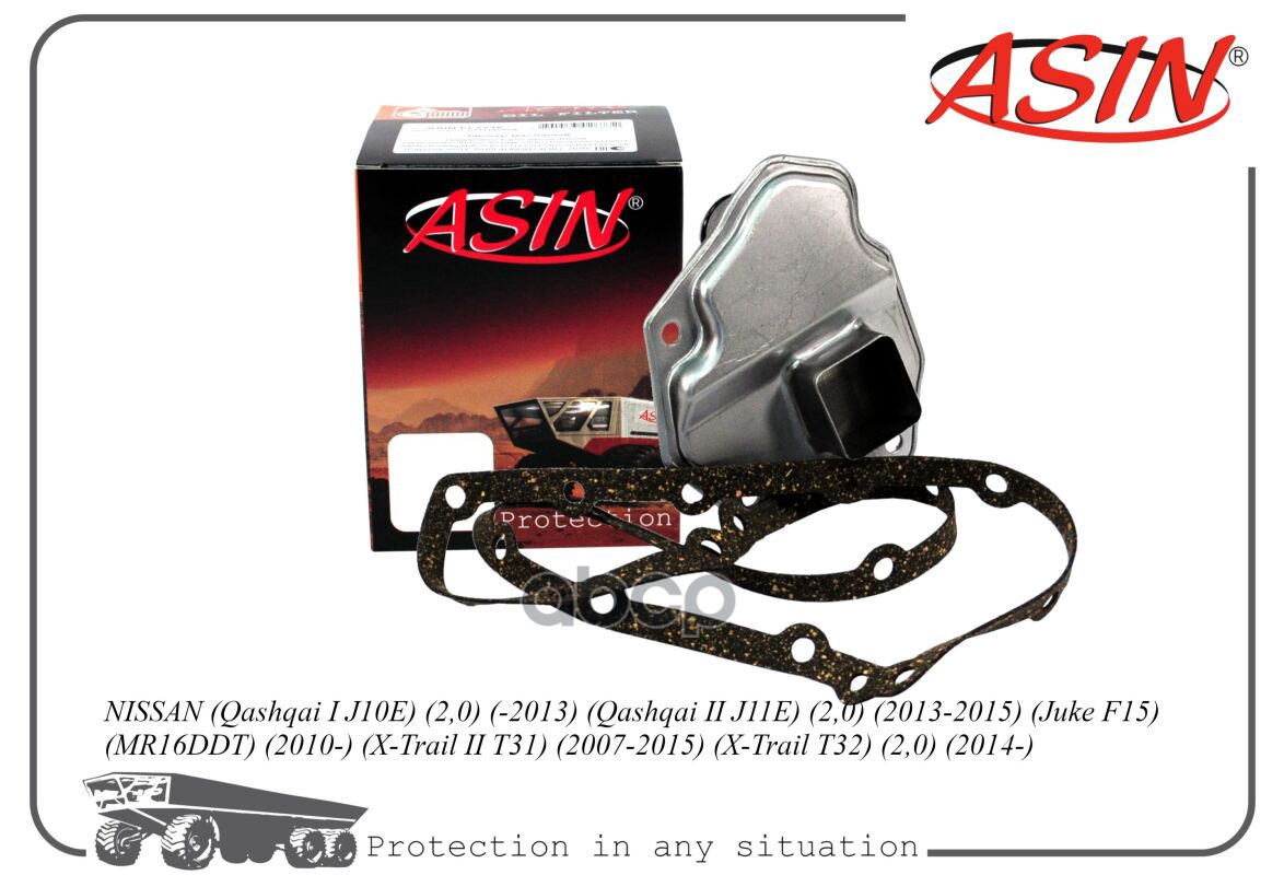 Фильтр Масляный Акпп 31728-1Xf03/Asin.hd241 Asin Asinhd241 ASIN арт. ASINHD241