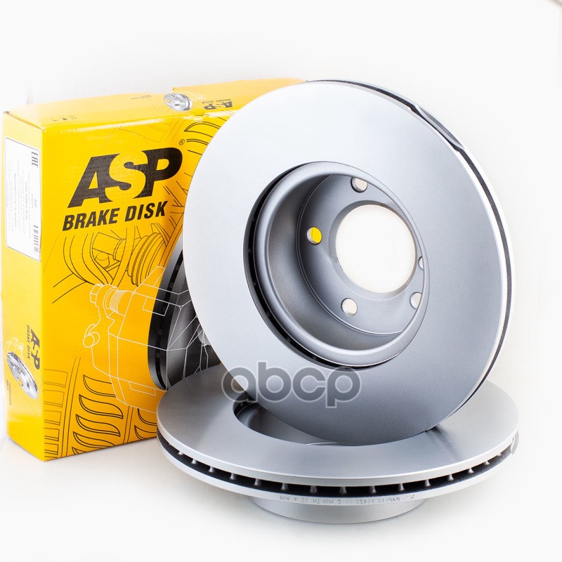 Диск тормозной BMW E90/E91/X1(E84) передний  вентилируемый D=312 ASP арт. 030218