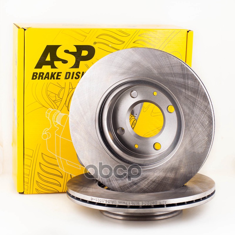 Диск тормозной HYUNDAI GETZ [255 4x19]перед.вент. ASP арт. 290204