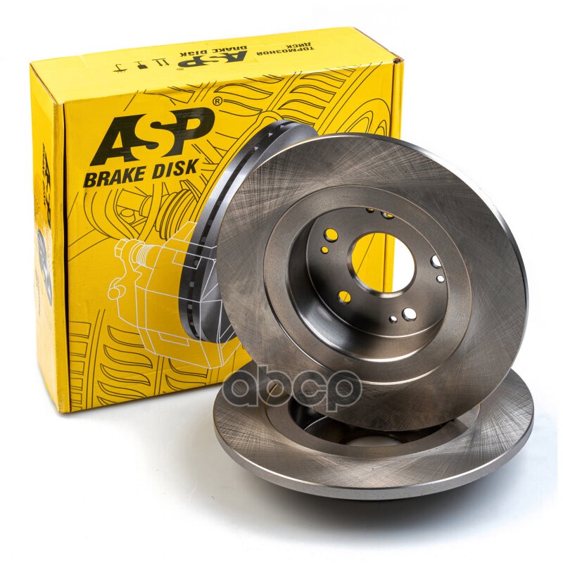 Диск тормозной Haval F7/F7x на заднюю ось  не вентилируемый D=304 ASP арт. 300224