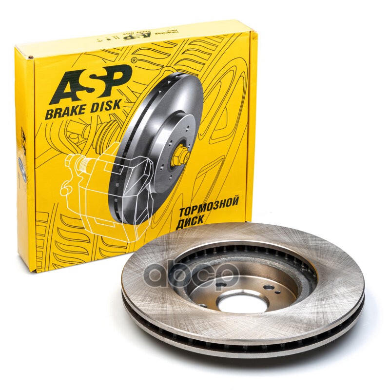 Диск тормозной Chery Tiggo 4 / 5 / 7 на переднюю ось  вентилируемый D=308 ASP арт. 300226