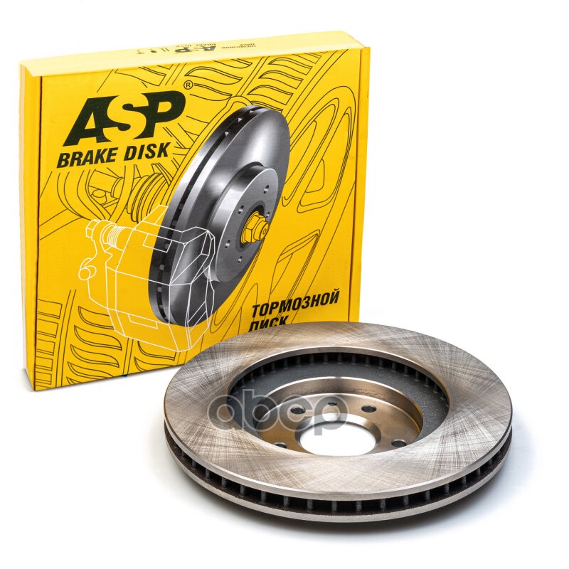 Диск тормозной передний JAC J7 на переднюю ось, вентилируемый D=316 ASP 300231 ASP арт. 300231