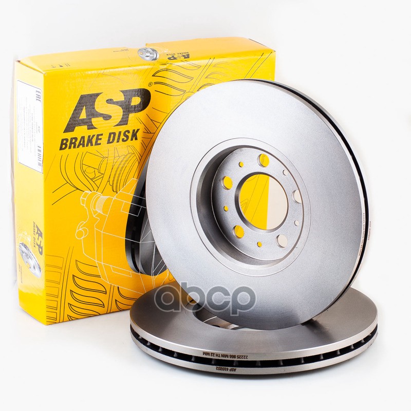 Диск тормозной Audi A3  VW Bora/Golf / POLO SEDAN/SKODA FABIA/OCTAVIA (d=288mm) ASP арт. 410202