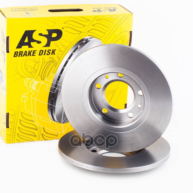 Диск тормозной PSA C4/308 13- задний D=268 ASP арт. 420208