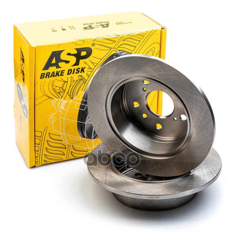 Диск тормозной задний TOYOTA Camry(V40/V50) 2.4-3.5 06> на заднюю ось, н ASP 610211 ASP арт. 610211