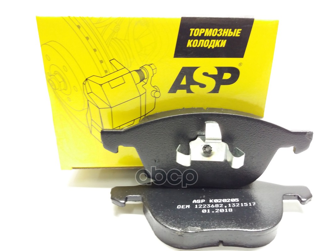 Колодки тормозные передние Ford Focus ASP арт. k020205