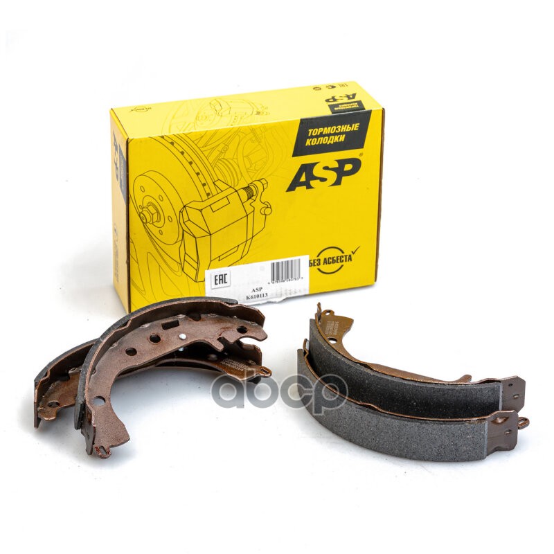 Колодки тормозные задние для а/м Toyota Yaris/Echo/Prius ASP арт. k610113