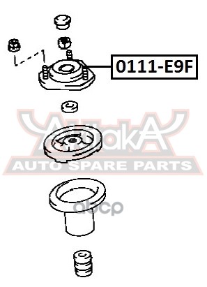 Опора Амортизатора ASVA арт. 0111E9F