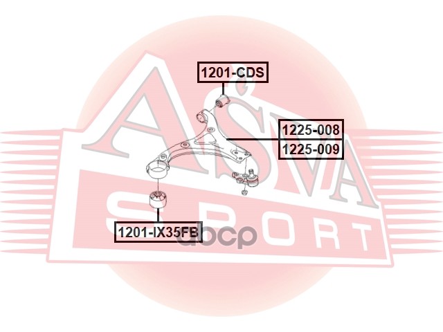 РЫЧАГ ASVA арт. 1225009