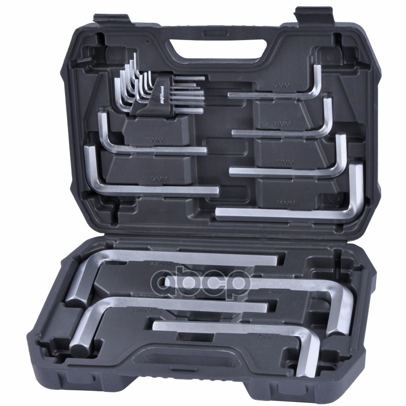 Набор ключей Г-образных HEX 2-22мм 19 предм. AVSTEEL AV-361119 AV Steel арт. AV-361119