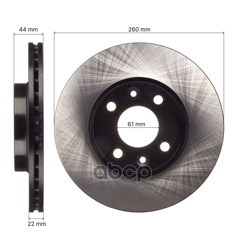 Диск Тормозной Avantech Avantech Br0232s AVANTECH арт. BR0232S
