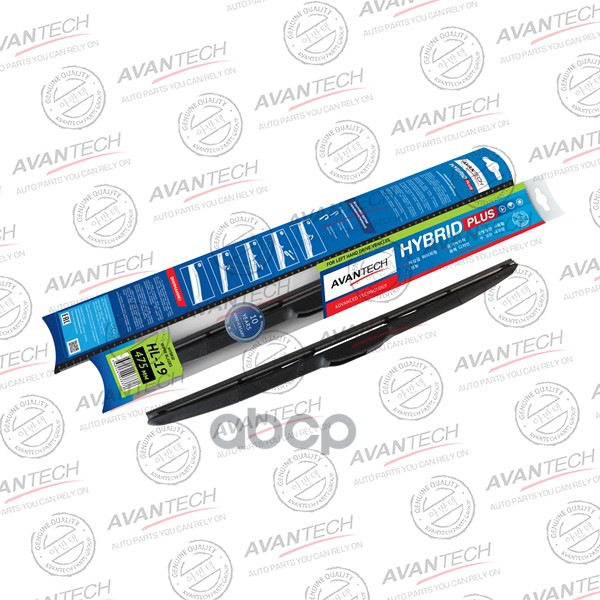 Щетка Стеклоочистителя Гибридная 475Мм (19'') AVANTECH арт. HL19