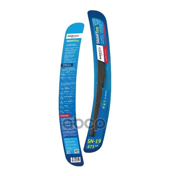 Щетка Стеклоочистителя Бескаркасная Smart Neo 475Мм AVANTECH арт. SN19