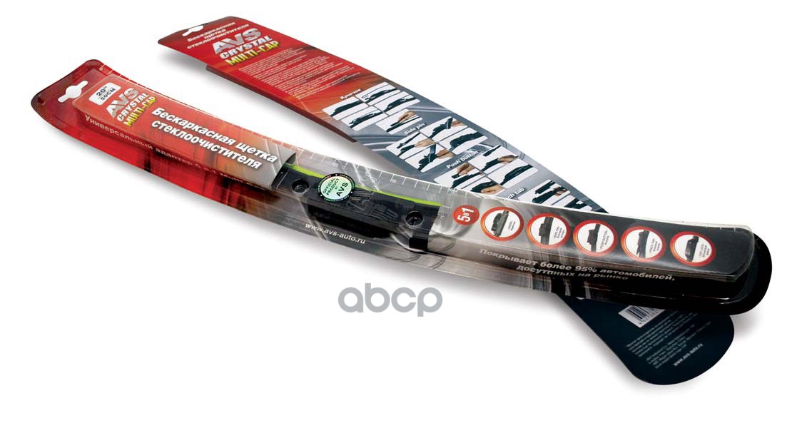 Щетка Стеклоочистителя 600 Мм (Бескаркасная) Multi-Cap 5 В 1 Avs AVS арт. 80480