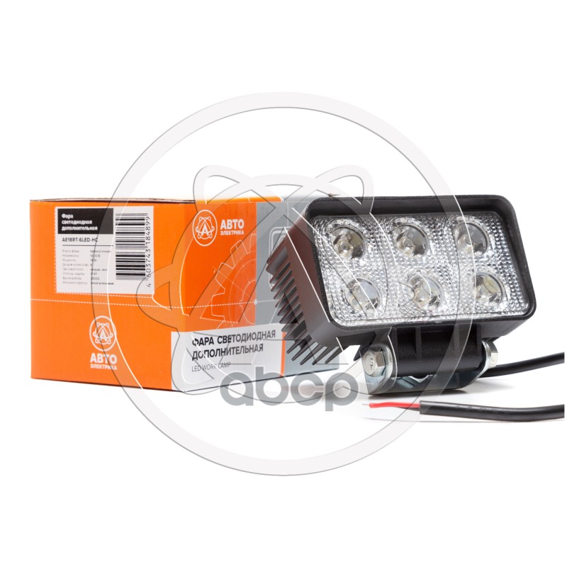 Фара Доп-Ая Прямоугольная, Направленный Свет, 6 Диодов 18W, 12/24V Avtoelectrica Ae18rt-6Led-Hc AVTOELECTRICA арт. AE18RT-6LE...