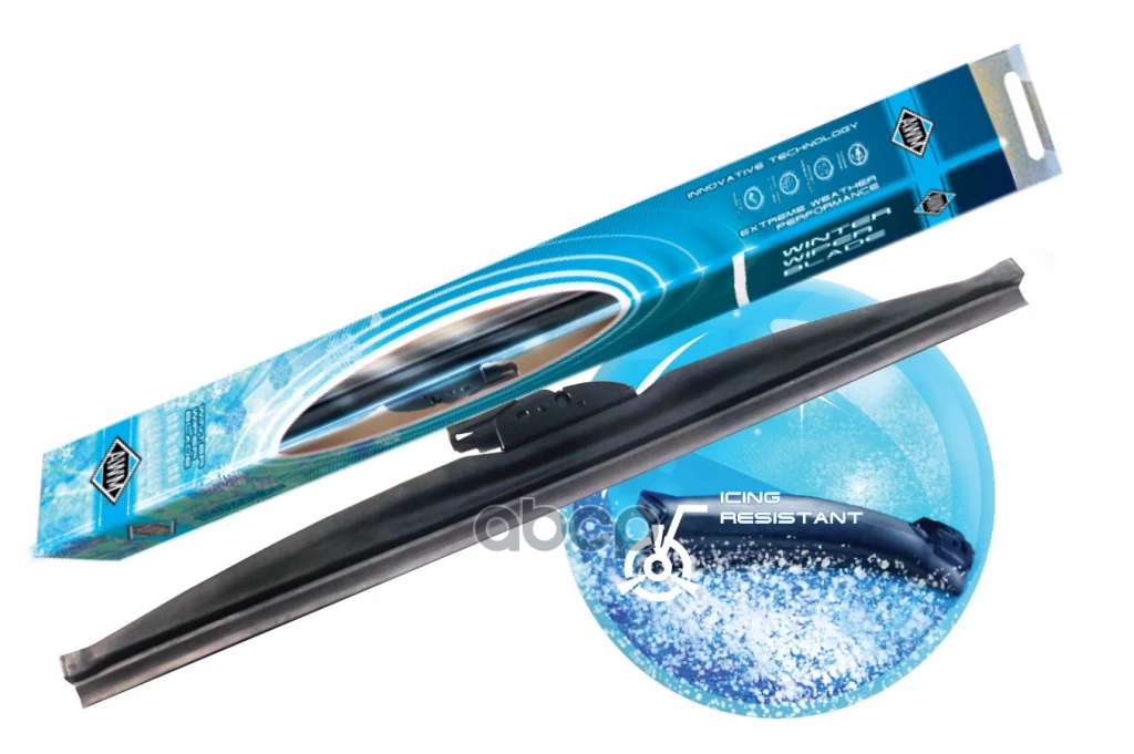 Щетка стеклоочистителя зимняя 400мм 5 адаптеров AWM арт. 410000047