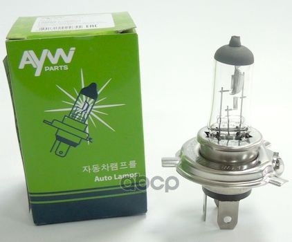 Лампа Накаливания Галогенная H4 12V 60/55W P43t-38 AYWIparts арт. AW1910002