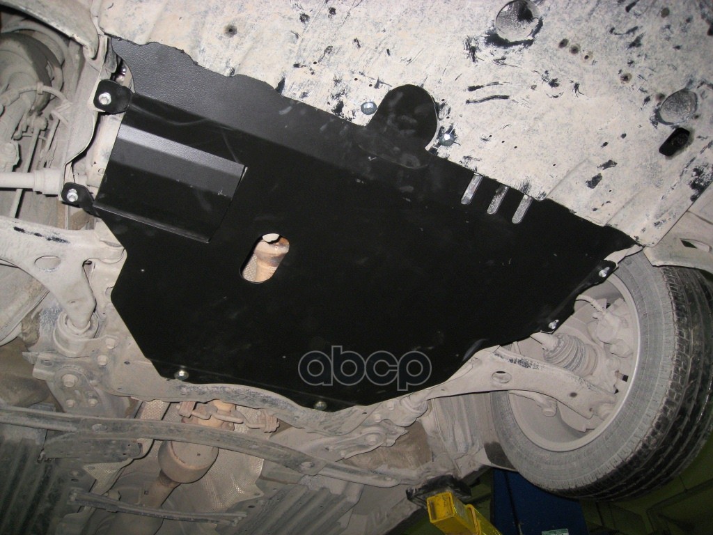 Защита Картера Двигателя И Кпп Mazda (Мазда) 3 (V-Все,2009-2013) / 5 (V-Все, 2007-) Штамп. (Сталь 1, AlfEco арт. ALF1310st