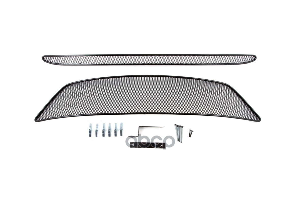 Сетка на бампер внешняя для HYUNDAI ix35 2010-, 2 шт., черн., 10 мм / Хендай ИХ35 Arbori арт. 01-250310-101