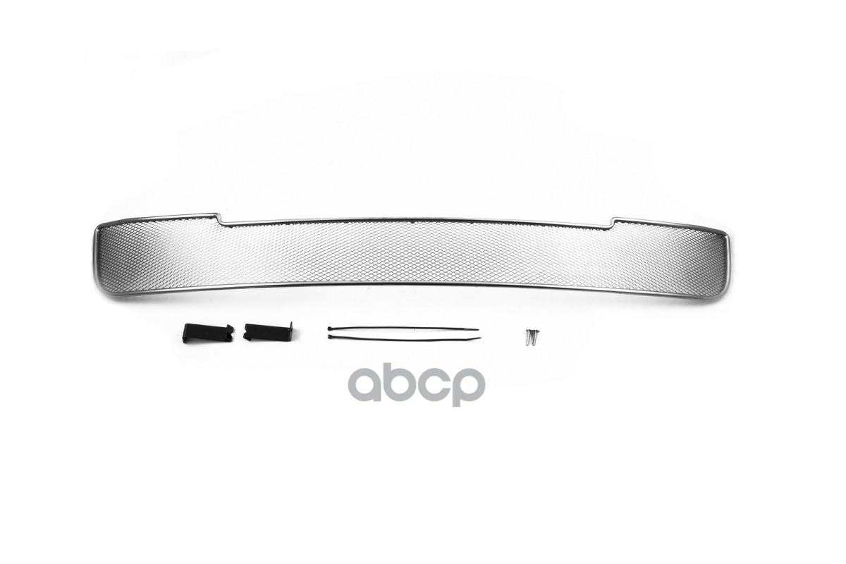 Сетка На Бампер Внешняя Для Nissan X-Trail 2015-2018, Хром, 15 Мм, Для Автомобилей С Передним Парктроником / Ниссан Х Трейл A...