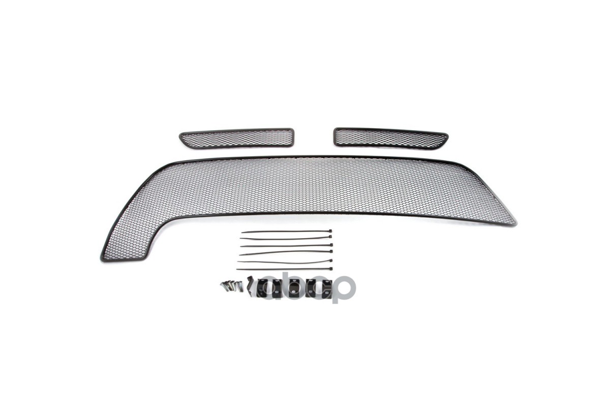 Сетка На Бампер Внешняя Для Renault Duster 2015-2021, 3 Шт., Черн., 15 Мм, Для Комплектаций Privilege/Luxe Privilege/Adventur...