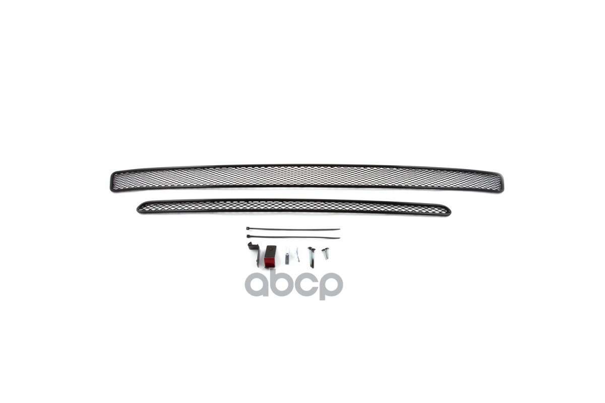 Сетка на бампер внешняя для SUBARU Forester 2,5i-S, 2,0XT 2013-2015, 2 шт., черн., 15 мм / Субару Форестер Arbori арт. 01-500...