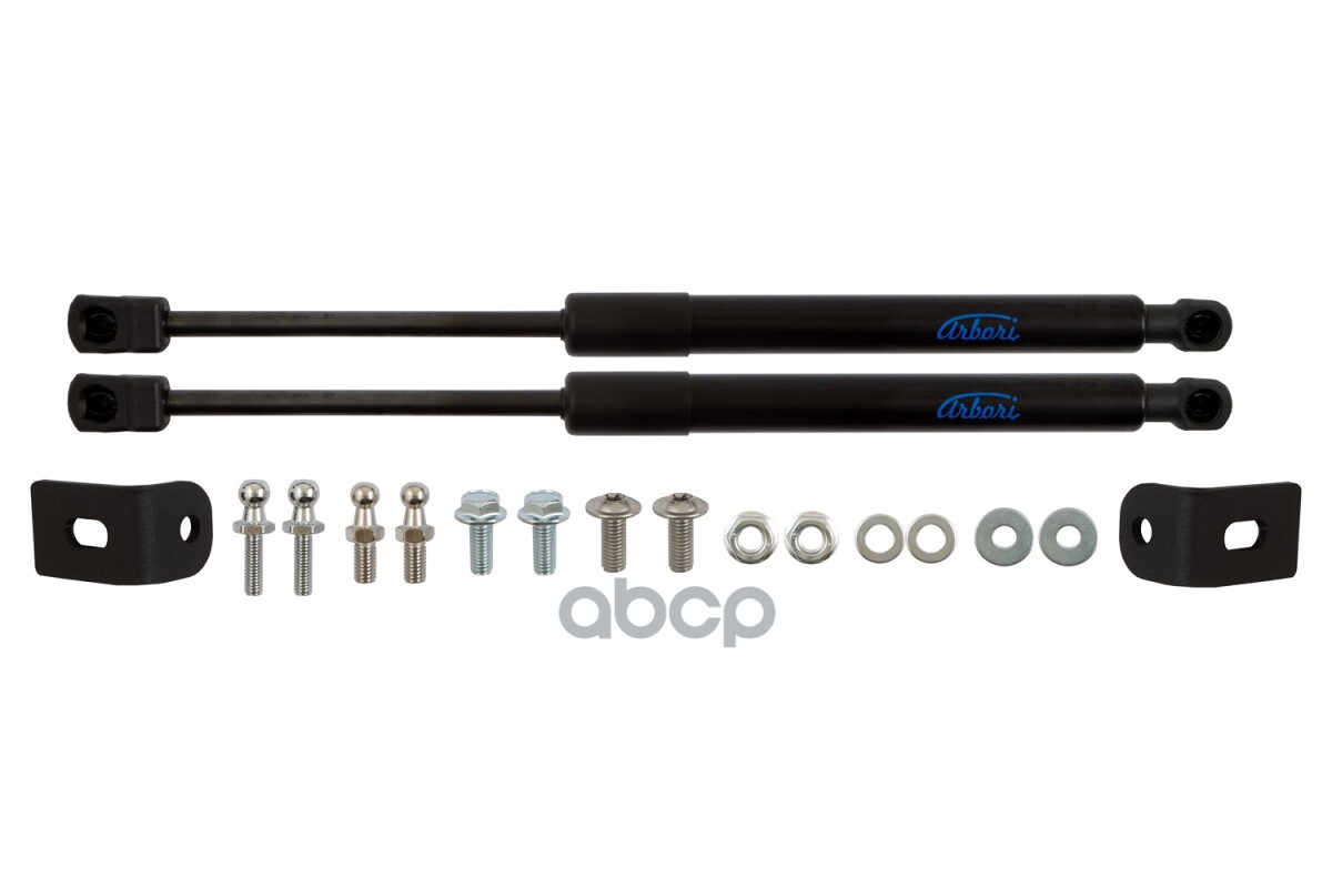 Упоры капота для KIA Rio (UB, QB), 2011-, 2015-2017, к-т 2 шт / Киа Рио / Киа Пиканто Arbori арт. ARBORI.HD.022108