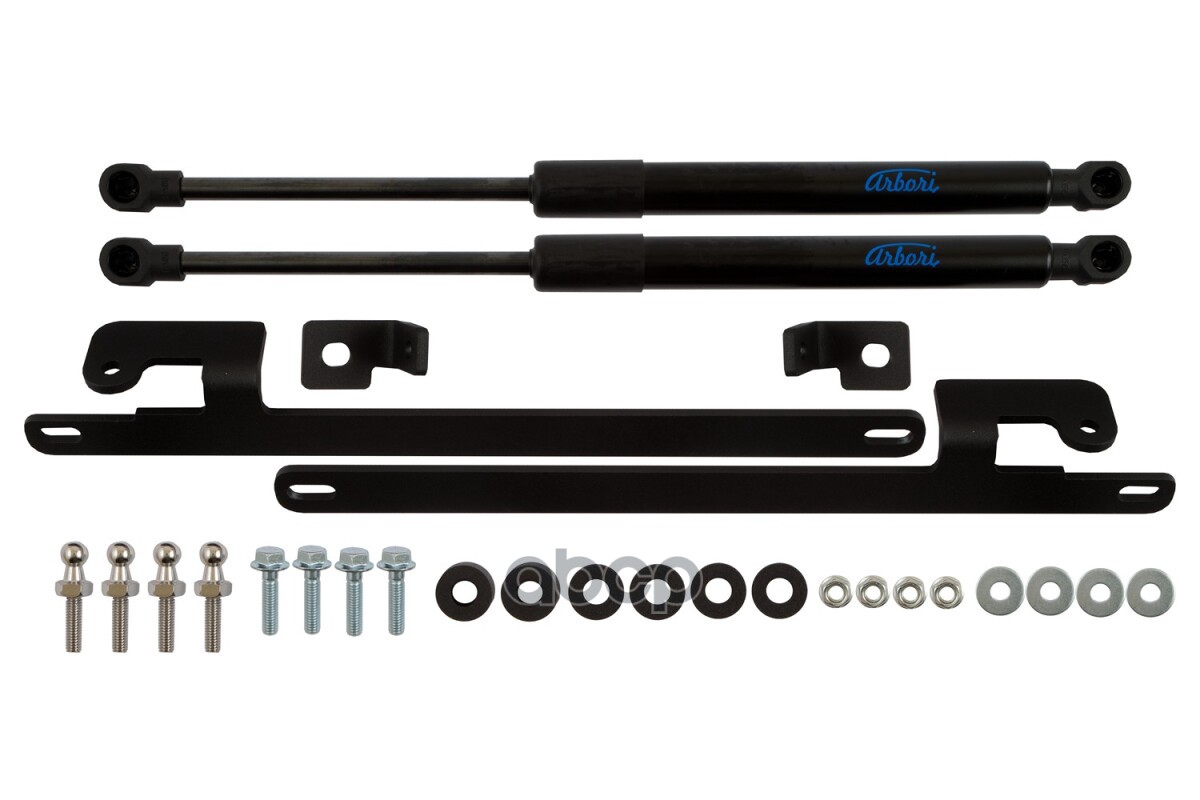 Упоры капота для MITSUBISHI Pajero Sport II, 2008-2013, к-т 2 шт / Митсубиси Паджеро спорт Arbori арт. ARBORI.HD.029107