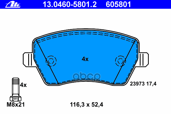 Колодки Тормозные Дисковые Передн, Nissan: Micra C+C 1.4 16V/1.6 160 Sr 05-, Micra Iii 1.0 16V/1.2 16V/1.4 16V/1.5 Dci/160 Sr...