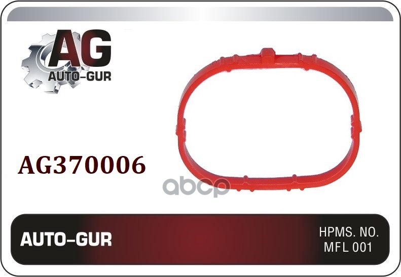 Прокладка Выпускн. Коллектора Красный Силикон (4Шт. На Мотор) Дв. К4м Renault Auto-GUR арт. AG370006