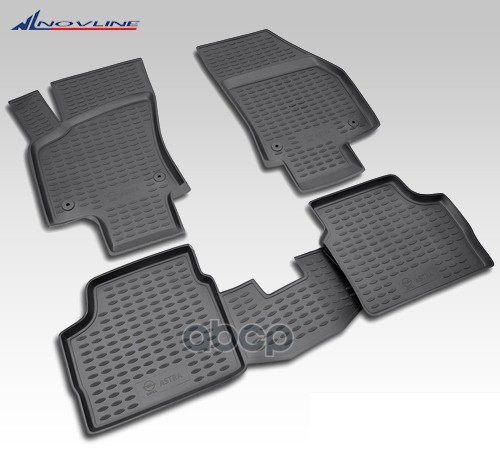 Коврики В Салон Opel Astra H 2004-2014, Хб, 4 Шт. (Полиуретан) Autofamily арт. NLC3702210K