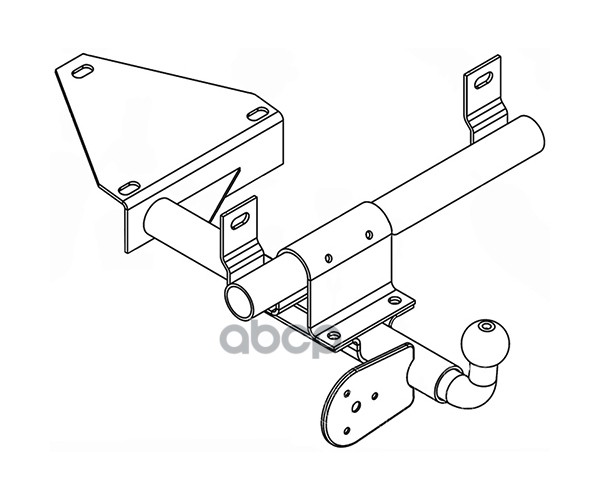 Фаркоп Тип Шара H Kalina 1119 / Kalina 2 2192 Hb 2006-2013 / 2013- Avtos Vaz-19 AvtoS арт. VAZ-19