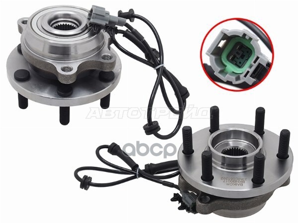 Ступичный узел перед NISSAN PATHFINDER R51 BAIKOR арт. BKHB0017