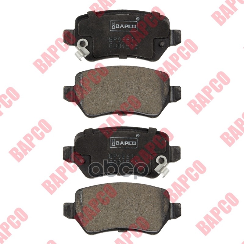 Колодки Тормозные Дисковые Задние, Комплект, Шт Bapco Bp0261 BAPCO арт. BP0261