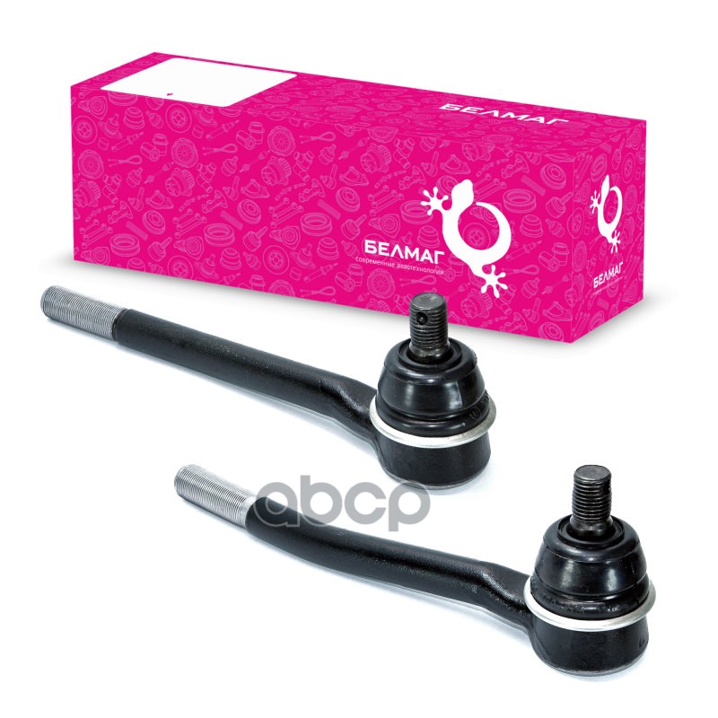 Наконечник крайней тяги рулевой трапеции внутренний правый/левый 2101 Оригинал в сборе (комплект 2 BELMAG арт. BM0072