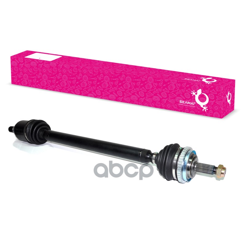 Привод правый в сборе 2170 с АБС с внутренним трипоидным ШРУСом BELMAG арт. BM0358