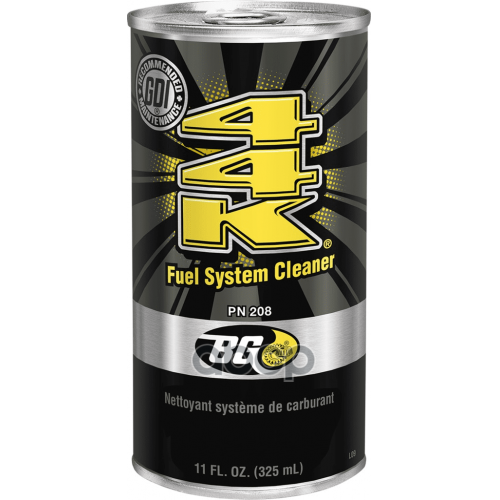 Присадка В Топливную Систему Бензинового Двигателя 325Мл BG арт. BG208