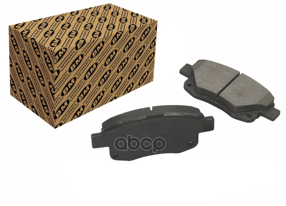 Колодки тормозные дисковые задние, усиленные FD1725T BM-Motorsport арт. FD1725T