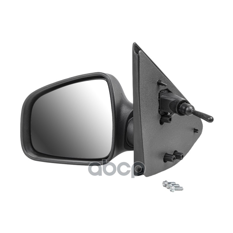 Зеркало боковое RENAULT Logan 2/Sandero 2014 трос левое в сборе BOLK BBW307013 BOLK арт. BBW307013