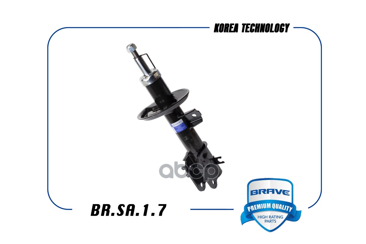 Амортизатор передний левый 95032447 BR.SA.1.7 Daewoo Matiz, Chevrolet Spark 11- газовый BRAVE арт. BRSA17