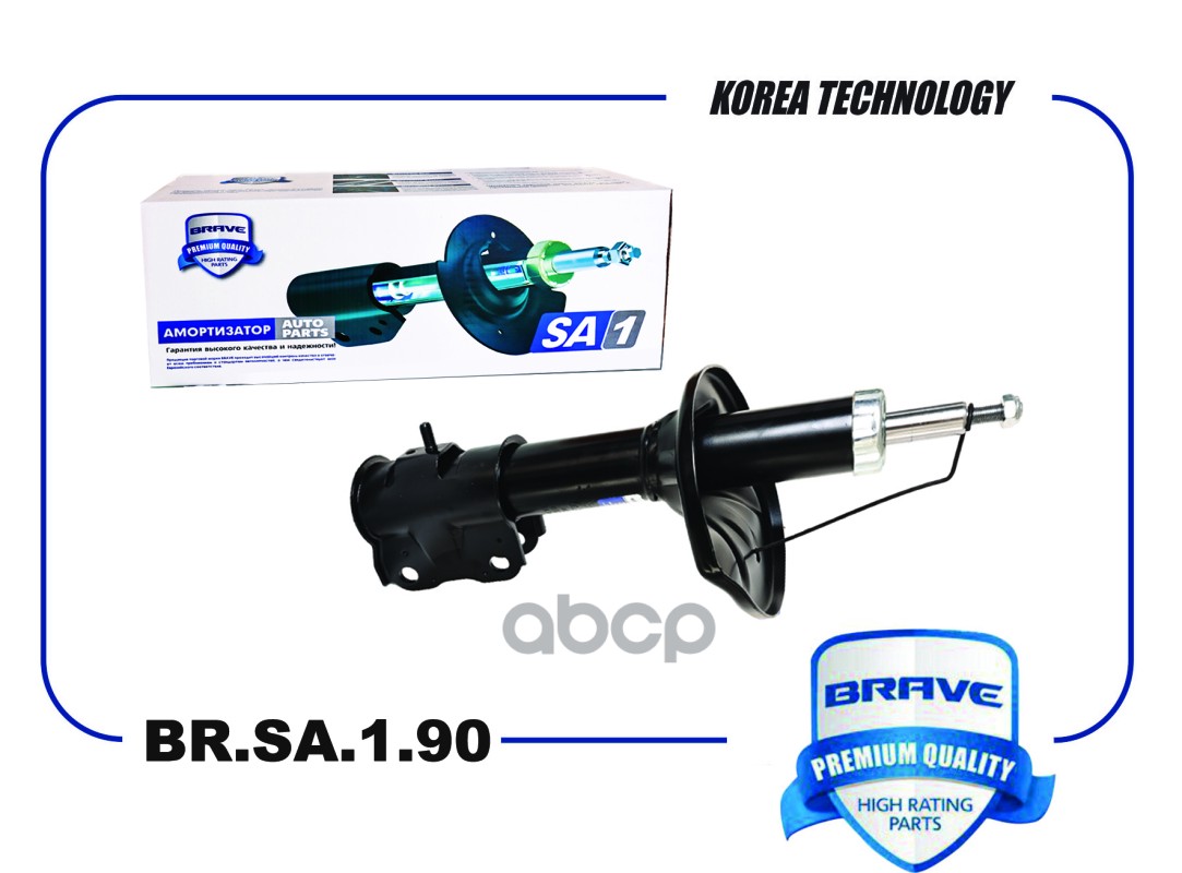 Амортизатор передний левый/правый в сборе 4060A320 BR.SA.1.90 Mitsubishi Lancer седан IX BRAVE арт. BRSA190