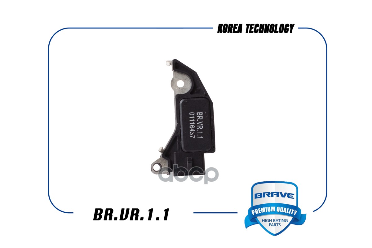 Реле генератора 93740827 BR.VR.1.1 Daewoo Nexia, Espero 3 контакта BRAVE арт. BRVR11