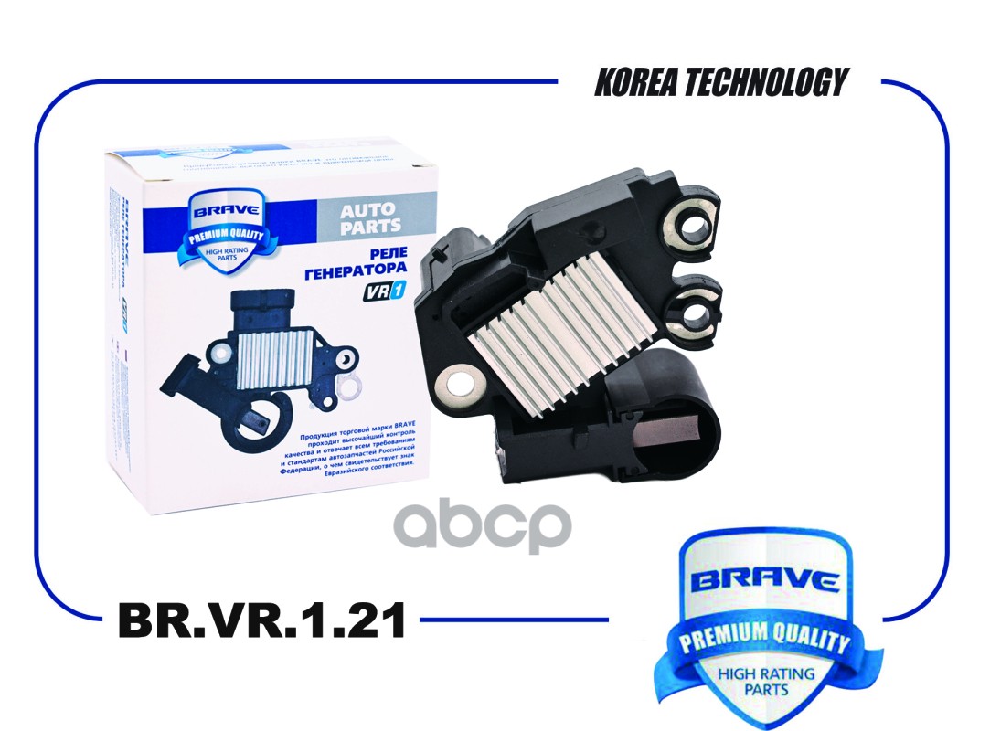 Реле генератора 7701208249 BR.VR.1.21 Renault Duster 4X4 12-, 2.0I BRAVE арт. BR.VR.1.21